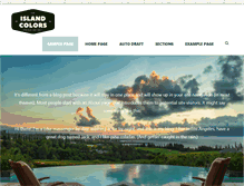 Tablet Screenshot of islandcolors.com